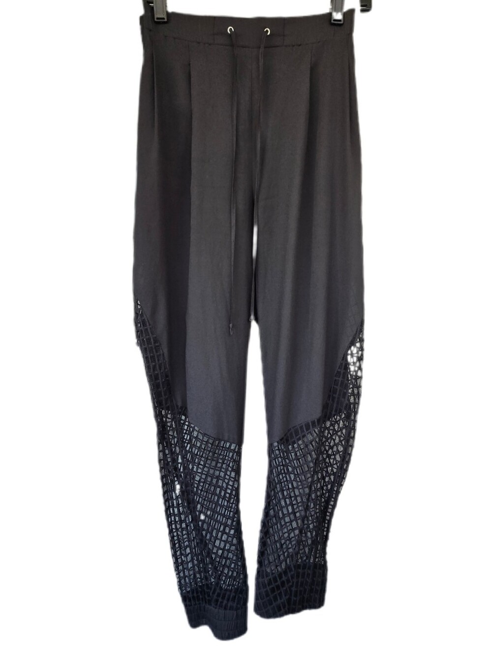 BEBE Mesh Lattice Bottoms Jogger